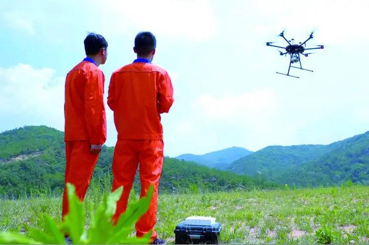 镜湖无人机倾斜摄影巡检拍摄